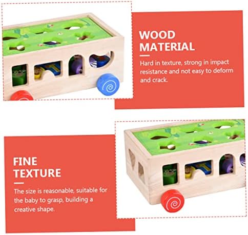 Toyvian 1 Set Animal Building Block Box Blocks para crianças Brinquedos de quebra