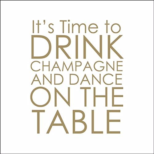 Mary Phillips Cocktail Guardy - é hora de beber champanhe e dançar na mesa.