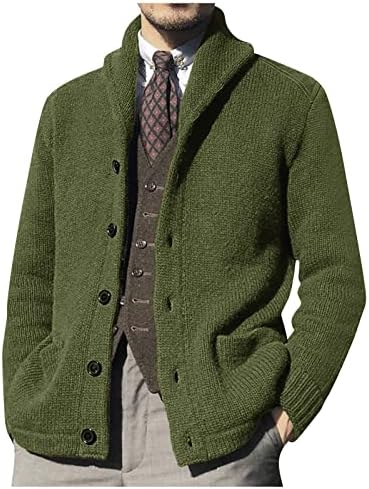 Hoodies de suéter ymosrh para homens cardigã de cardigã casual sweeter de manga comprida suéter
