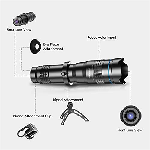 TBGFPO Lens de lente telefoto Zoom Monocular Camera Telescópio Lentes + Mini Tripé para Smartphone
