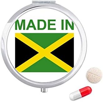 Feito na Jamaica Country Love Pill Case Pocket Medicine Storage Caixa de contêiner Dispensador
