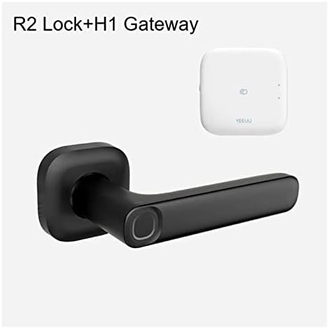 Quvy R2 Smart Door Lock Print/NEC Card/App Telefone com Suporte de trava de trava Home
