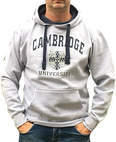 Hoody oficial da Universidade Cambridge - Apparado oficial da famosa universo de Cambridge