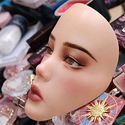 PRÁTICA DE MAPAÇÃO BACHO FACE, 3D PAD realista com maquiagem de silicone de pincel Makeup Artista de maquiador