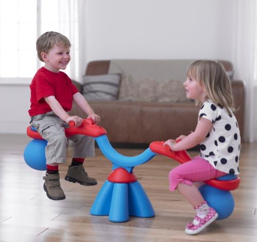 TP Toys Spiro Bouncer - rotativo veja serra, azul/vermelho, um tamanho