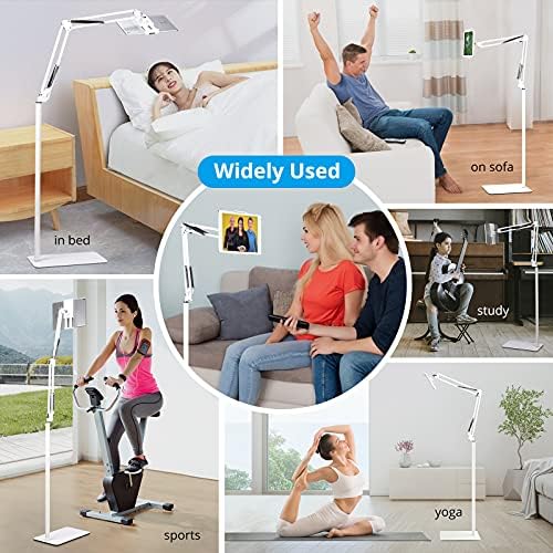 Suporte de piso ajustável SPESSN Universal 360 graus de comprimido de metal rotativo Samsung Galaxy Tab e