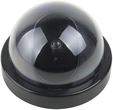 IIVVERR Finja cúpula fictícia de aparência realista Câmera de segurança Red LED Light Detection Sensor