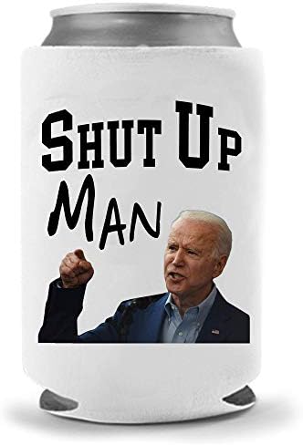 Joe Biden calou a manga de cerveja Man Hanve Coolie | Produtos Cool Coast | Funny Sleepy Trump Debate 2020