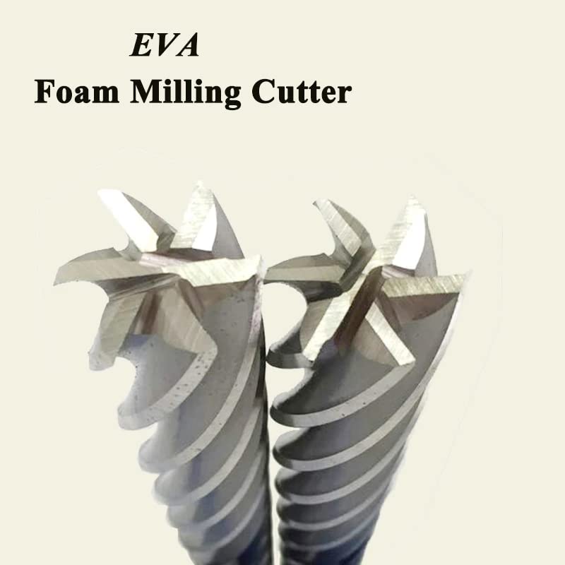 EVA EPS espuma de espuma CNC Fim de moagem quadrada, ferramenta de corte de espuma extra longa