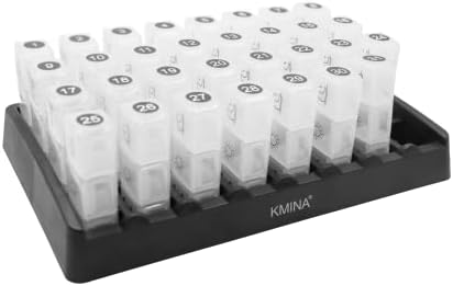 KMINA - Organizador mensal de comprimidos 3 vezes ao dia, organizador de caixas de comprimidos de mês,