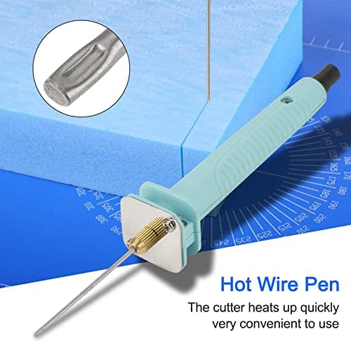 Cortador de espuma de arame quente, ferramenta elétrica de corte de faca quente, aqueça a caneta de corte de poliestireno de isopor rápido, adaptador de energia não incluído)