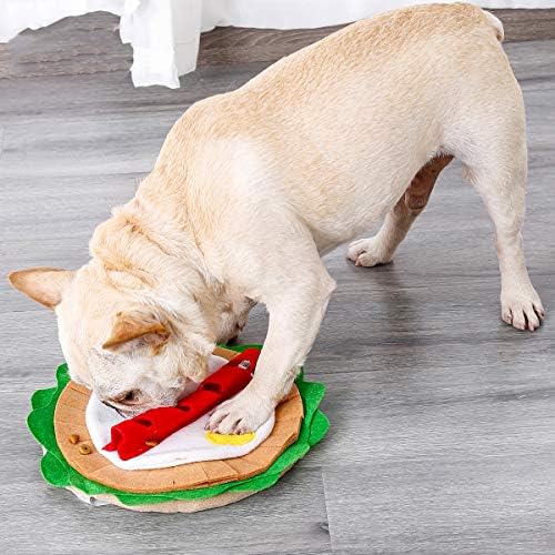 ROZKITCH DOG SNUFFE ROUNTE, PET PET IQ Puzzle Feeding Pad para adicionar um cobertor divertido, coma