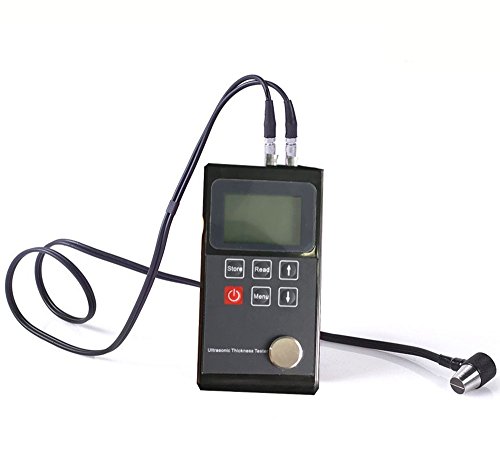 Medidor de espessura ultrassônica digital VTSYIQI com resolução de 0,01 mm de espessura ultrassônica do medidor de teste com faixa de medição de velocidade de 1000 a 9999m/s