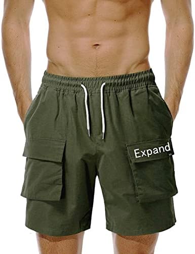 Shorts masculinos de rtrde shorts de cordão de cordão calça casual ao ar livre de moda esbelta