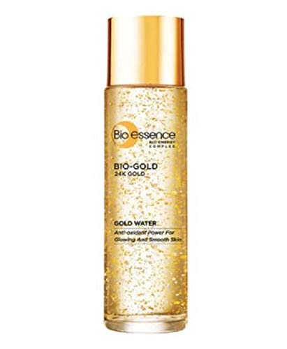 BIO ESSENCE #MG 24K BIO Gold Water 150ml -24k Ouro é um poderoso anti -oxidante, formando uma forte proteção sobre a pele para combater os radicais livres