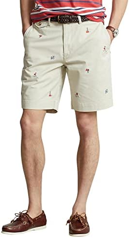 Polo Ralph Lauren Men's Classic Fit 9 Stretch Chino Shorts
