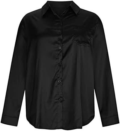 Tampas casuais casuais do Womens Casual, Button de pescoço feminino da camisa de camiseta confortável de camiseta confortável
