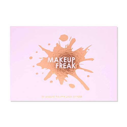 Maquiagem Freak Amour 35 Paleta de sombra pigmentada em cor com primavera de glitter