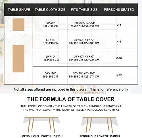 Tabela de mesa de limão baleia Retângulo italiano Tabela de tecido Tabela de tecido à prova d'água