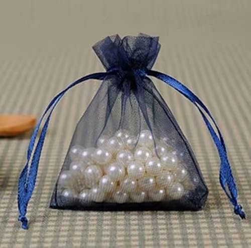 50pcs 57cm Organza Bag Jewelry Packaging Gift Candy Wedding Party Goodie Favors bolsas de sacolas trancáveis ​​apresentam bolsas doces