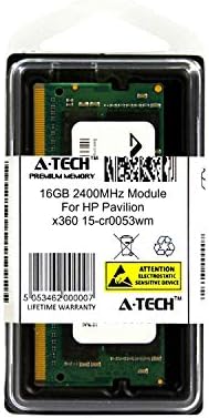 Módulo A-Tech de 16 GB para HP Pavilion X360 15-CR0053WM Laptop e Notebook DDR4 2400MHz Memória RAM