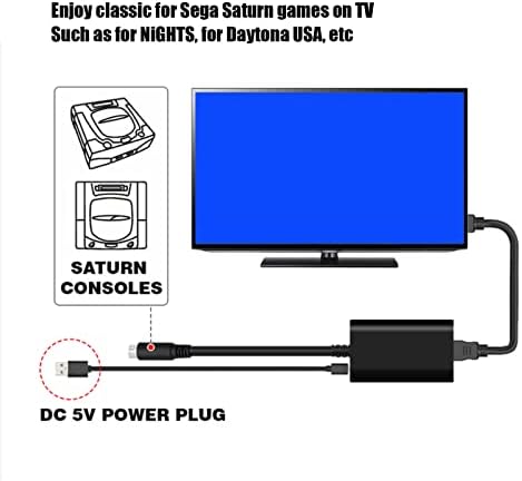 DPOFIRS HDMI Converter, saída HDMI, entrada de vídeo S, atualize a tela original de 240p para 1080p