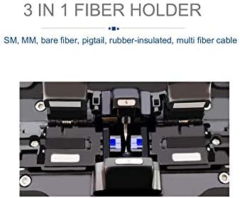 AI-9 foco automático ftth fibra óptica Máquina Splicer com tela de tela de tela LED de 5 polegadas kit de caixa de ferramentas