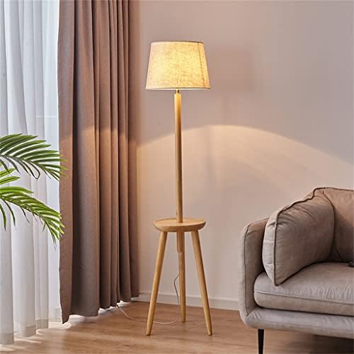 LDCHNH Bedhead mesa de piso nórdico sala de estar de estar simples quarto japonês luz vertical