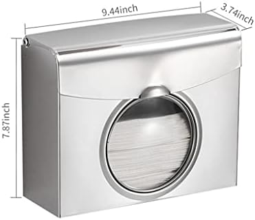 ZXDSFC Toalha de papel de cozinha Dispensador de papel Toalheiro de toalheiro de aço inoxidável Dispensador de lenço