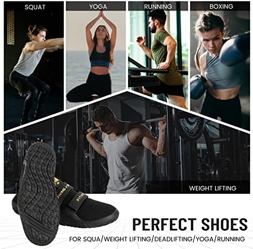 Sapatos de levantamento terra para homens, mulheres, sapatos de levantamento de peso, tênis de treino