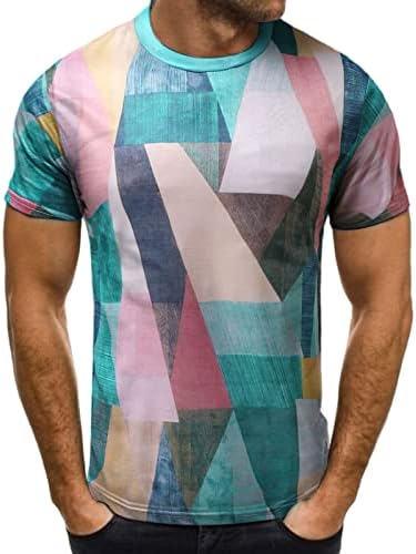 Camisetas masculinas de verão ubst, impressão gráfica de manga curta de manga curta camiseta