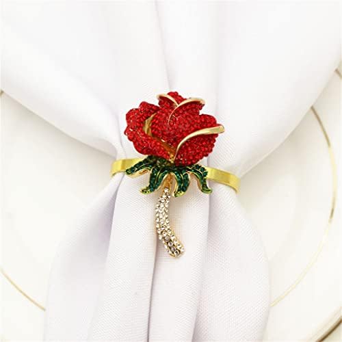 GGRBH 30pcs Dia dos namorados Rose Flower Nablot Button Hotel Festa de casamento Ring Ring Ring Ring
