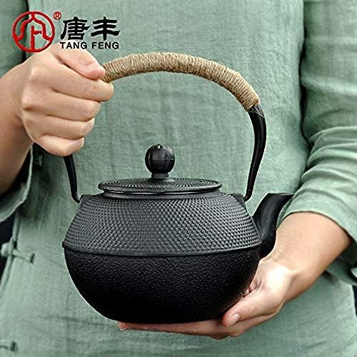 Conjuntos de chá Y-Lkun Ferro fundido Ferro de ferro fundido Pote de chá Cerimônia de chá Cerimônia Ferro