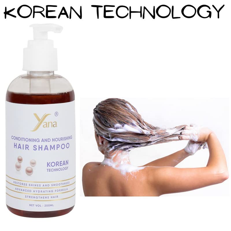 Shampoo de cabelo yana com tecnologia coreana shampoo de cabelo ayurvédico para homens