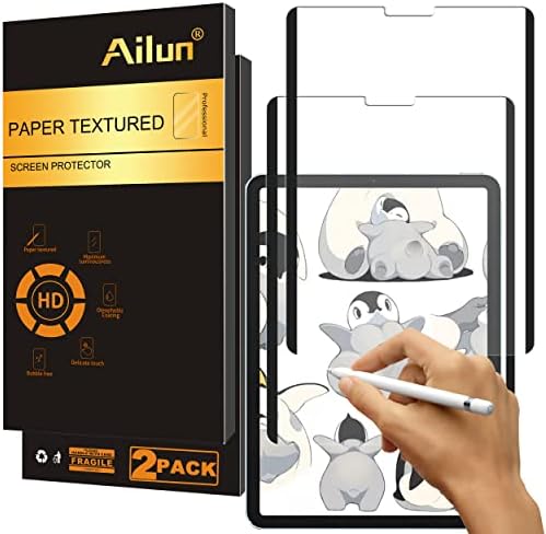 Protetor de tela magnética removível com textura de papel para iPad Air 4/5 Geração [10,9 polegadas,