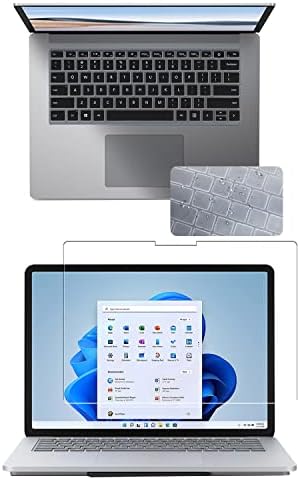 i-tensodo 2 pacote capa de teclado e protetor de tela de vidro temperado para 2022 lançado 14,4 polegadas Microsoft Surface Laptop Studio