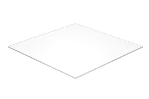 Folha de placa de espuma de PVC Falken Design, preto, 10 x 20 x 1/2