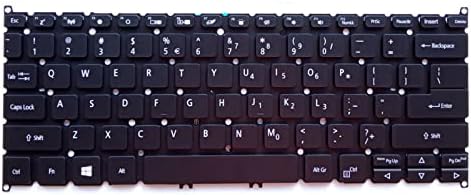 Layout dos EUA de substituição de laptop com teclado de luz de fundo para Acer Spin SP513 51 52 53 SP513-52N SF114-32 NKI1313048 ACM16P 16M23LHC02