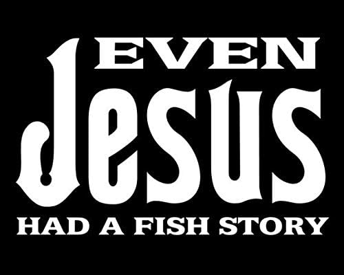 Makarios LLC até Jesus tinha uma história de peixe carros religiosos caminhões Vans Walls Laptop Mkr