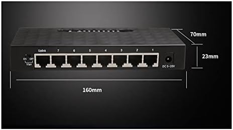 KTELI 8PORT Ethernet Smart Switter de alto desempenho 1000Mbps Switch RJ45 Hub Internet Injetor