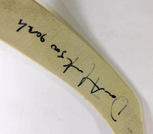 Os furacões da Carolina Dave Andreychuk White Koho autografado Stick JSA AD015357 - Sticks NHL autografados