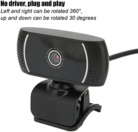 Câmera de computador da webcam HD, webcam 640x480 webcam USB, plugue da câmera de computador e reprodução on -line de conferência ao vivo de foco automático Driver flexível grátis, webcams para