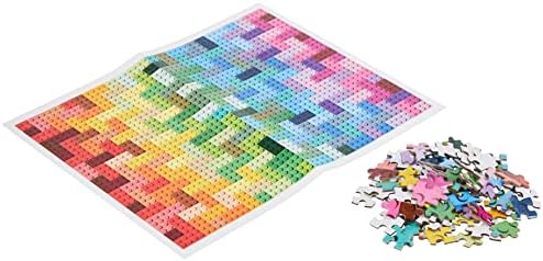 Livros de Crônica LEGO Rainbow Bricks 1000 peças quebra -cabeça