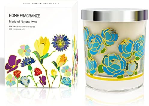 Velas perfumadas de amora para alívio do estresse, aromaterapia com jarra de vidro de 8 onças vela de aromaterapia