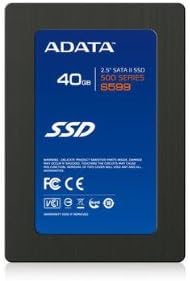 Adata 40 GB Sandforce 2,5 polegadas SATA II 3,0 GB/s Drive de estado sólido interno AS599S-40GM-C