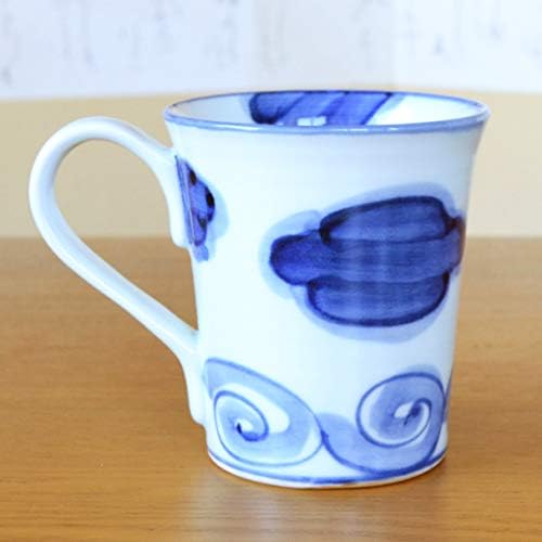 有田 焼 やき もの 市場 Caneca de cerâmica Café japonês arita imari ware feito no Japão porcelana MT. Fuji fujisan