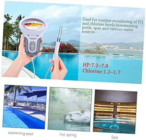 Inoomp Water Quality Tester Water PPM Testador de cloro Plástico Medidor de água Plástico Medidor