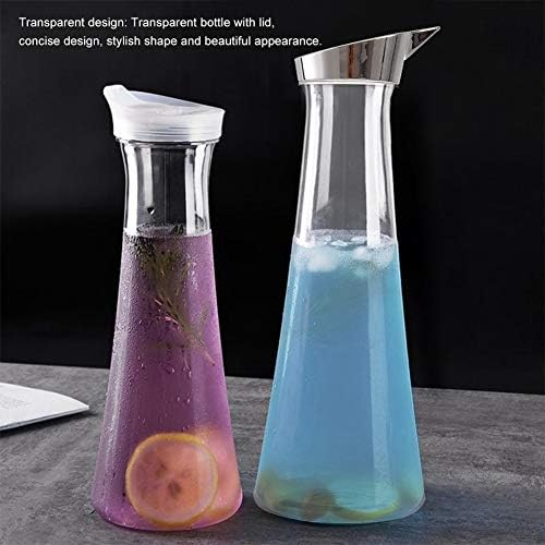 Jarro de suco gelado, 1,4L de garrafa de suco transparente de acrílico versátil para restaurantes