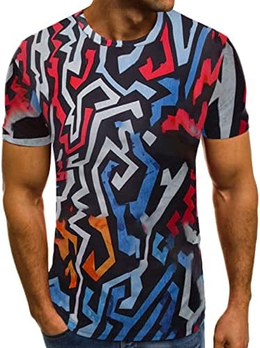 XXBR Mens Soldado T-shirts de manga curta, 2022 Crewneck de verão 3D Art Graphic Print Athletic Workout Tee Shirt
