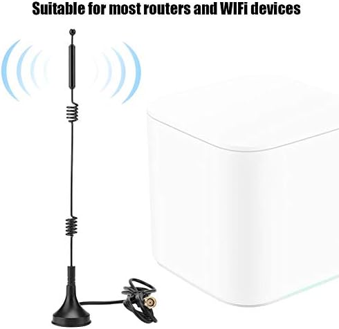 Antena de hélice dupla de roteador Wi-Fi omnidirecional com suporte de dupla banda de 12dbi de alto ganho 2,4/5GHz